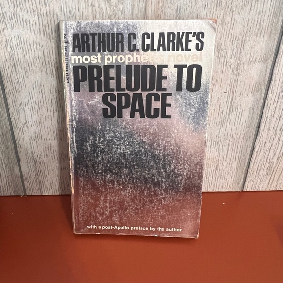 Lancer Books Other - Arthur C Clarke Prelude to Space 1970 Lancer Books Vtg Sci-Fi Paperback Silver